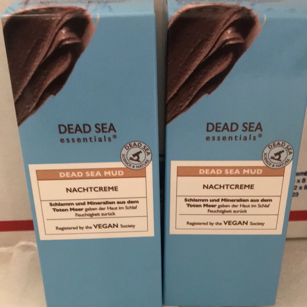 Bundle X 2 Dead Sea Essentials Mud NIGHT CREAM 1.7 fl.oz New in Box